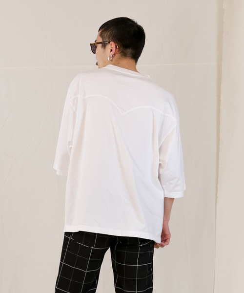 Iroquois（イロコイ）の「WESTERN C/S（Tシャツ/カットソー・メンズ・パープル/ホワイト/ブラック・2/3/1）」の4枚目の写真