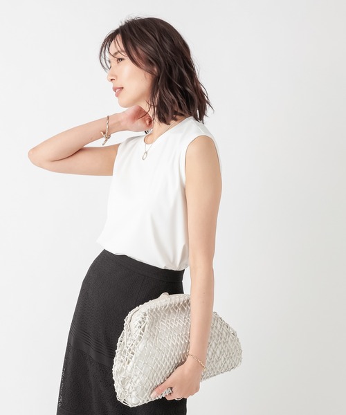 RIVE DROITE（リヴドロワ）の「クールタッチノースリカットソー（Tシャツ/カットソー・レディース・ブラック/オフホワイト/カーキ・FREE）」の21枚目の写真