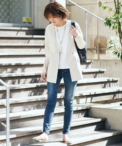 RIVE DROITE（リヴドロワ）の「クールタッチノースリカットソー（Tシャツ/カットソー・レディース・ブラック/オフホワイト/カーキ・FREE）」の10枚目の写真