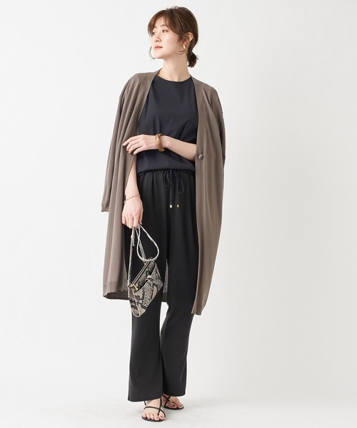 RIVE DROITE（リヴドロワ）の「クールタッチノースリカットソー（Tシャツ/カットソー・レディース・ブラック/オフホワイト/カーキ・FREE）」の14枚目の写真