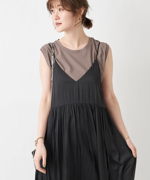 RIVE DROITE（リヴドロワ）の「クールタッチノースリカットソー（Tシャツ/カットソー・レディース・ブラック/オフホワイト/カーキ・FREE）」の16枚目の写真