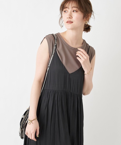 RIVE DROITE（リヴドロワ）の「クールタッチノースリカットソー（Tシャツ/カットソー・レディース・ブラック/オフホワイト/カーキ・FREE）」の8枚目の写真