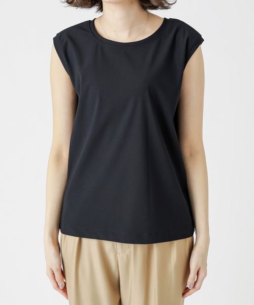 RIVE DROITE（リヴドロワ）の「クールタッチノースリカットソー（Tシャツ/カットソー・レディース・ブラック/オフホワイト/カーキ・FREE）」の19枚目の写真