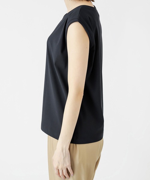 RIVE DROITE（リヴドロワ）の「クールタッチノースリカットソー（Tシャツ/カットソー・レディース・ブラック/オフホワイト/カーキ・FREE）」の11枚目の写真