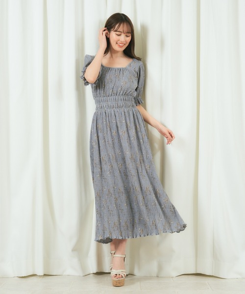 新品未使用 MIIAワンピース ワッシャーフラワーワンピース（ワンピース）｜MIIA（ミーア）の