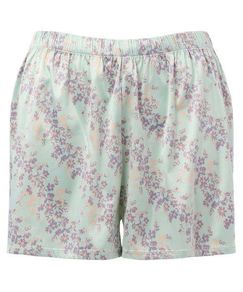 AMOSTYLE BY Triumph（アモスタイルバイトリンプ）の「ハーバルガーデン 半袖パジャマセットAMSTNW05 Top + BTM42-F JX（ルームウェア/パジャマ・レディース・グリーン/レッド・M/L）」の4枚目の写真