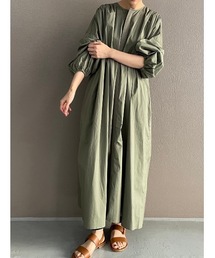 BEARDSLEY | ギャザーハオリワンピース(シャツワンピース)