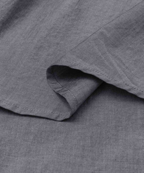 FORK&SPOON（フォークアンドスプーン）の「FORK&SPOON　シャツテイルギャザースカート（スカート・レディース・チャコールグレー/ライトブルー/ブラック・ONE）」の9枚目の写真