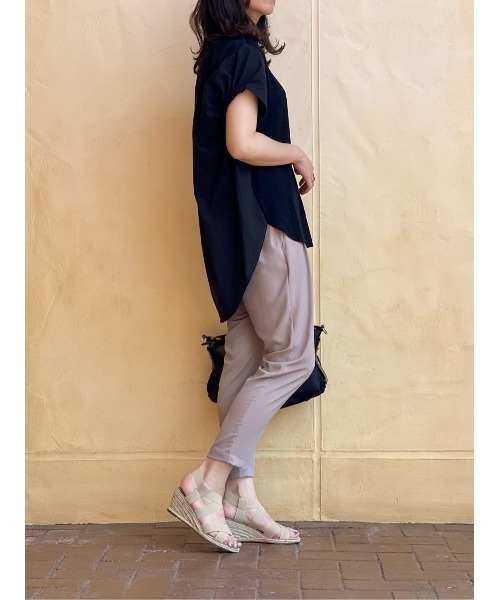 RIVE DROITE（リヴドロワ）の「クロスエスパサンダル（サンダル・レディース・ブラック/ベージュ・S/M/L）」の17枚目の写真