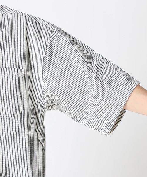 JOURNAL STANDARD relume（ジャーナルスタンダード　レリューム）の「CALIFORNIA ブッチャーシャツ（シャツ/ブラウス・メンズ・ホワイト/ホワイト系その他/ナチュラル・MEDIUM/LARGE）」の21枚目の写真