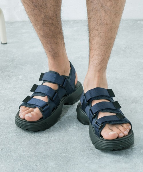 MEI(メイ)の「MEI Recycled nylon 3BELT SANDAL 3ベルト スポーツサンダル(サンダル・メンズ・ブラウン/ベージュ/オリーブ/ブラック/ネイビー・38/41/42/36/43/37)」の18枚目の写真
