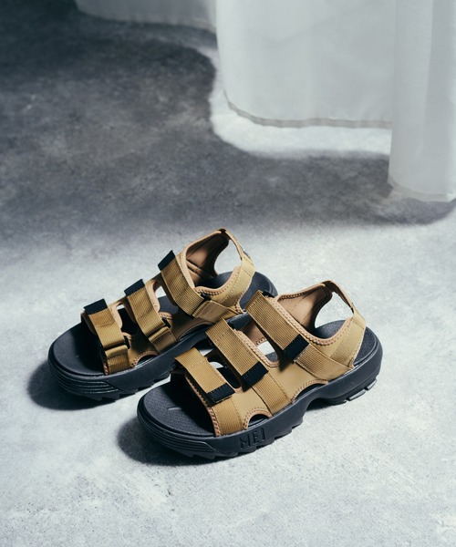 MEI(メイ)の「MEI Recycled nylon 3BELT SANDAL 3ベルト スポーツサンダル(サンダル・メンズ・ブラウン/ベージュ/オリーブ/ブラック/ネイビー・38/41/42/36/43/37)」の6枚目の写真