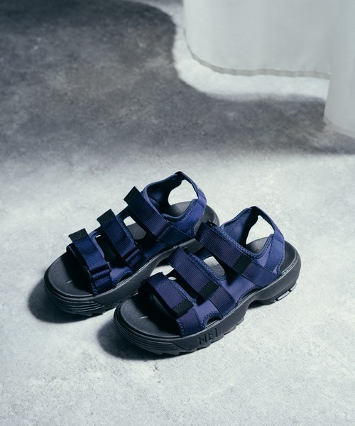 MEI(メイ)の「MEI Recycled nylon 3BELT SANDAL 3ベルト スポーツサンダル(サンダル・メンズ・ブラウン/ベージュ/オリーブ/ブラック/ネイビー・38/41/42/36/43/37)」の7枚目の写真
