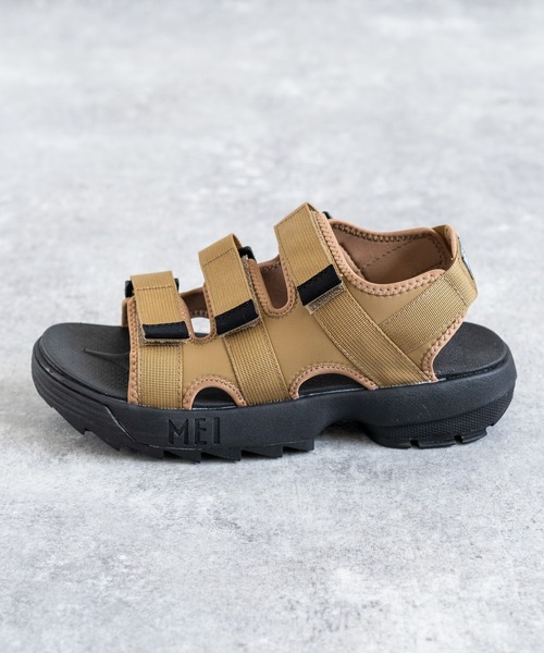 MEI(メイ)の「MEI Recycled nylon 3BELT SANDAL 3ベルト スポーツサンダル(サンダル・メンズ・ブラウン/ベージュ/オリーブ/ブラック/ネイビー・38/41/42/36/43/37)」の22枚目の写真