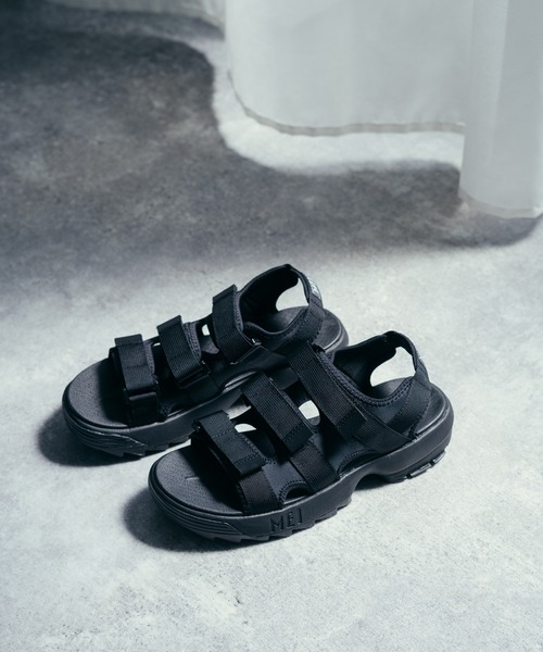 MEI(メイ)の「MEI Recycled nylon 3BELT SANDAL 3ベルト スポーツサンダル(サンダル・メンズ・ブラウン/ベージュ/オリーブ/ブラック/ネイビー・38/41/42/36/43/37)」の9枚目の写真