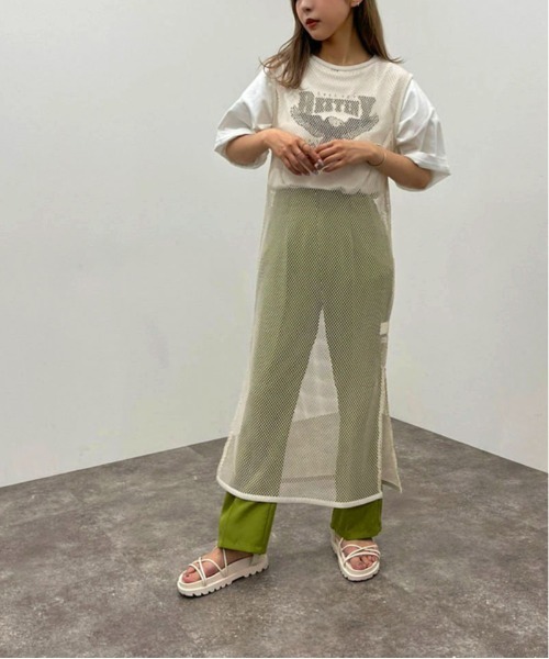 apres jour mignon(アプレジュールミニョン)の「メッシュワンピース 【ZOZOTOWN限定アイテム】(ワンピース・レディース・ブラック/アイボリー/ブルー・X-LARGE/フリー)」の12枚目の写真