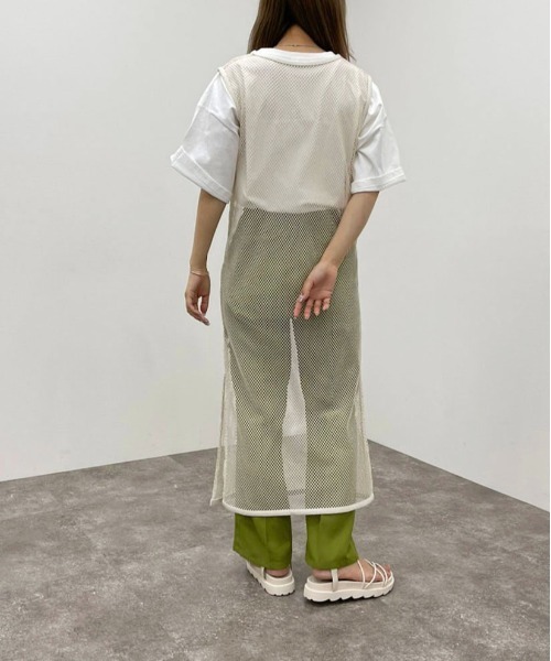 apres jour mignon(アプレジュールミニョン)の「メッシュワンピース 【ZOZOTOWN限定アイテム】(ワンピース・レディース・ブラック/アイボリー/ブルー・X-LARGE/フリー)」の15枚目の写真