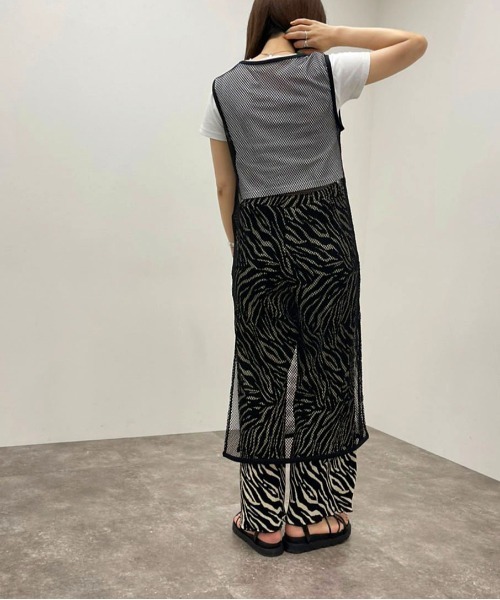apres jour mignon(アプレジュールミニョン)の「メッシュワンピース 【ZOZOTOWN限定アイテム】(ワンピース・レディース・ブラック/アイボリー/ブルー・X-LARGE/フリー)」の16枚目の写真