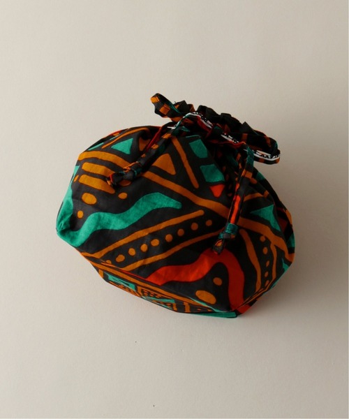 JOURNAL STANDARD relume（ジャーナルスタンダード　レリューム）の「AFRICAN BATIK ポーチ（ハンドバッグ・メンズ・ブラック/ブラウン/グリーン・FREE）」の2枚目の写真