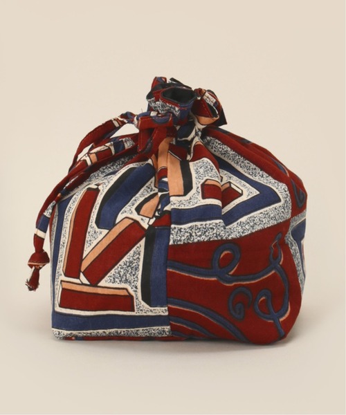 JOURNAL STANDARD relume（ジャーナルスタンダード　レリューム）の「AFRICAN BATIK ポーチ（ハンドバッグ・メンズ・ブラック/ブラウン/グリーン・FREE）」の6枚目の写真