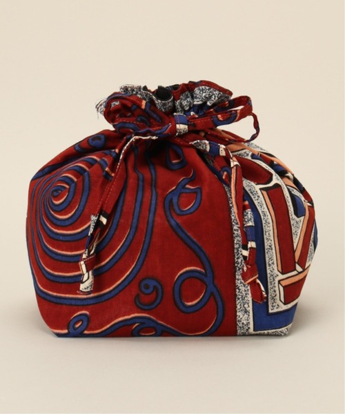 JOURNAL STANDARD relume（ジャーナルスタンダード　レリューム）の「AFRICAN BATIK ポーチ（ハンドバッグ・メンズ・ブラック/ブラウン/グリーン・FREE）」の4枚目の写真