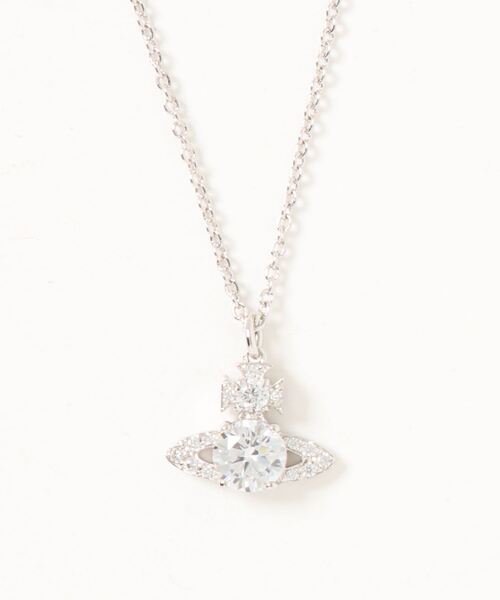Vivienne Westwood（ヴィヴィアンウエストウッド）の「63020339-IM/ISMENE  PENDANT（ネックレス・レディース・ピンク/シルバー・FREE）」の2枚目の写真