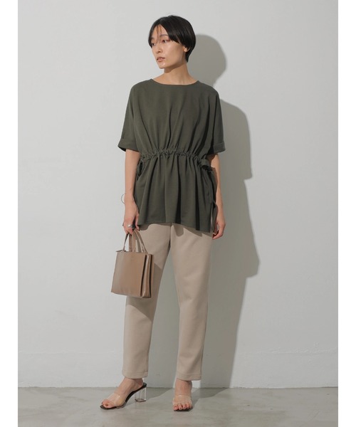 AMERICAN HOLIC（アメリカンホリック）の「サイドリボンドルマンカットプルオーバー　＊●（Tシャツ/カットソー・レディース・アイボリー/カーキ/ネイビー・FREE）」の19枚目の写真