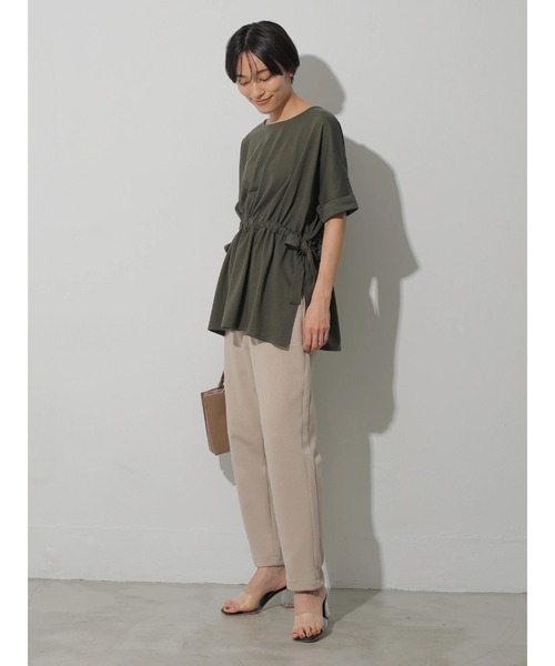 AMERICAN HOLIC（アメリカンホリック）の「サイドリボンドルマンカットプルオーバー　＊●（Tシャツ/カットソー・レディース・アイボリー/カーキ/ネイビー・FREE）」の20枚目の写真