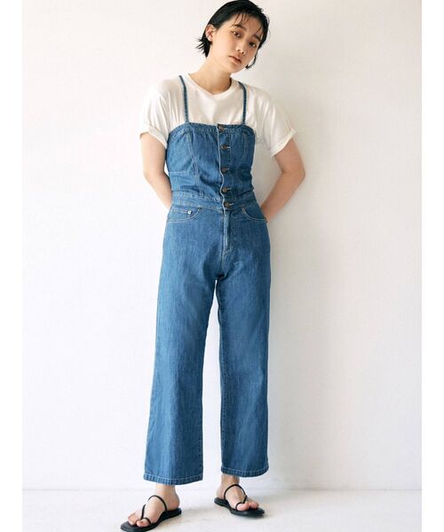 Ungrid(アングリッド)の「バックエンブロイダリーTee(Tシャツ/カットソー・レディース・オフホワイト/ブラック/ベージュ/オレンジ・FREE)」の6枚目の写真