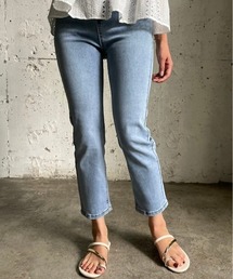 低身長さん向けストレッチストレートデニムPT