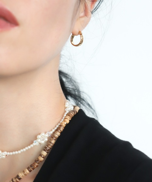 MIXTO（ミスト）の「ステンレス ピアス（ピアス（両耳用）・レディース・ゴールド・ONE SIZE）」の5枚目の写真