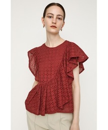 EYELET LACE FRILL TOPS レースフリル トップス