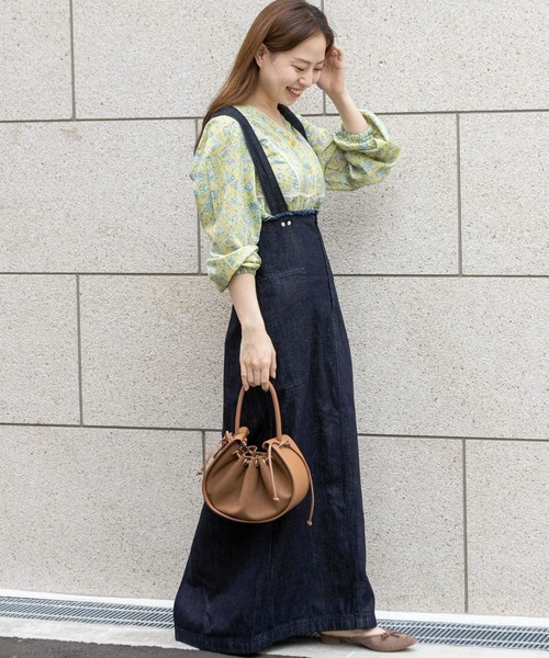 URBAN RESEARCH Sonny Label（アーバンリサーチサニーレーベル）の「ボーホーフラワーブラウス（シャツ/ブラウス・レディース・ブラック/カーキ/イエロー・FREE）」の4枚目の写真