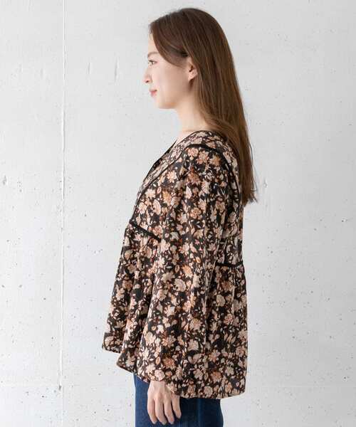 URBAN RESEARCH Sonny Label（アーバンリサーチサニーレーベル）の「ボーホーフラワーブラウス（シャツ/ブラウス・レディース・ブラック/カーキ/イエロー・FREE）」の21枚目の写真