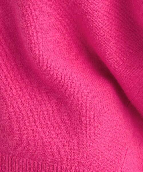 green label relaxing（グリーンレーベルリラクシング）の「SERENITY セレニティ クルーネック プルオーバー ニット（ニット/セーター・レディース・ベージュ/ブラック/ピンク/ダークグレー/ターコイズブルー・FREE）」の9枚目の写真