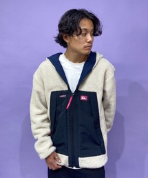 QUIKSILVER/クイックシルバー リバーシブル ボアフリースジャケット QJK214000