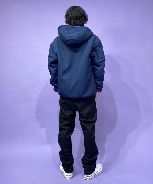 Quiksilver（クイックシルバー）の「QUIKSILVER/クイックシルバー リバーシブル ボアフリースジャケット QJK214000（その他アウター・メンズ・ベージュ/ホワイト・L/M）」の22枚目の写真