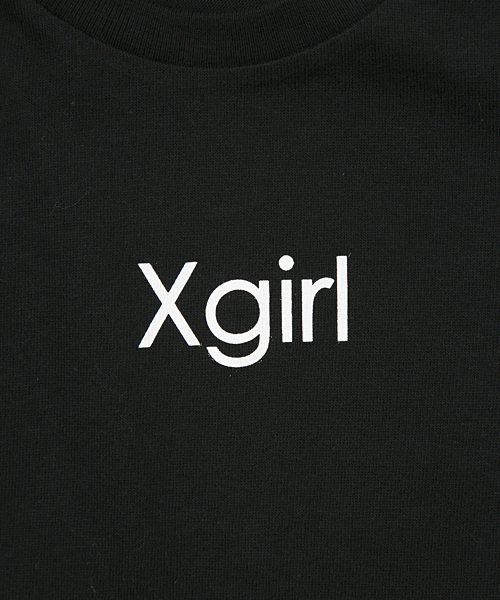 X-girl Stages（エックスガールステージス）の「【VERY(ベリー)5月号掲載商品】S/S TEE SMALL LOGO  (4T～7T)（Tシャツ/カットソー・キッズ・ホワイト/ブラック/アッシュ/ピンク・6T/7T/5T/4T）」の8枚目の写真