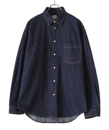 GOLD | GOLD / ゴールド：10.5oz JELT DENIM BIG WESTERN SHIRT：21B-GL28725A[MUS](シャツ/ブラウス)