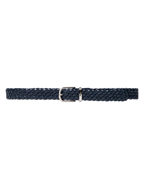 STUSSY(ステューシー)の「Braided Leather Belt(ベルト・メンズ・ブラック/ライム/インディゴブルー・S/M/L/XL)」の3枚目の写真