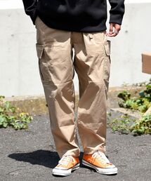 HINSON | 【SHIPS別注】HINSON: ワイド カーゴ イージーパンツ(カーゴパンツ)