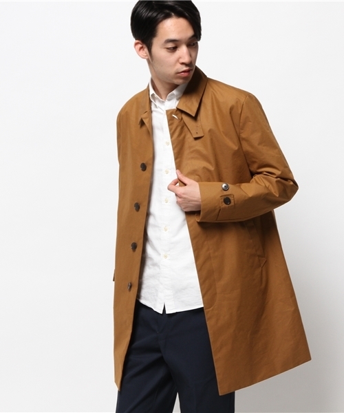 And A（アンドエー）の「T/C比翼ステンカラーCOAT（ステンカラーコート