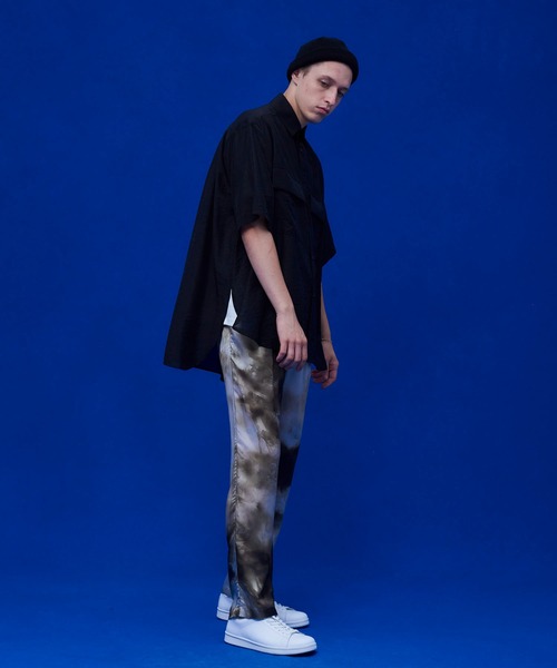 UNITED TOKYO(ユナイテッドトウキョウ)の「シアーミリタリー半袖シャツ(シャツ/ブラウス・メンズ・ブラック/ブラウン/イエロー・1/2)」の7枚目の写真