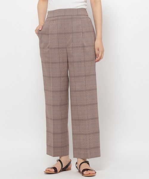 GLOBAL WORK(グローバルワーク)の「ウツクシルエットストレート柄/951506(スラックス・レディース・ダークブラウン/ブラウン/グレー系その他3・SMALL/MEDIUM/LARGE/X-SMALL)」の5枚目の写真