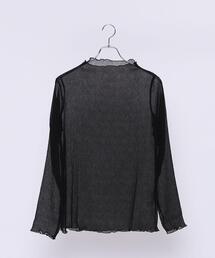 coen | シアーメローロングスリーブTシャツ(Tシャツ/カットソー)