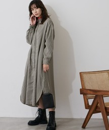 Auntie Rosa Holiday | バンドカラーシャツワンピース(シャツワンピース)