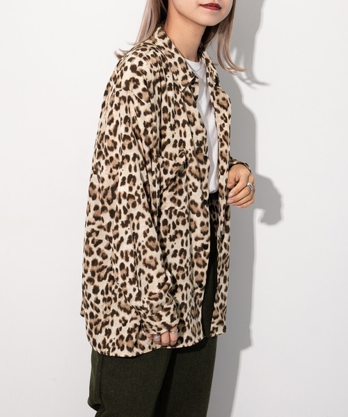 kutir（クティール）の「レギュラーカラー柄シャツ（シャツ/ブラウス・レディース・ベージュ/サックスブルー/イエロー/オレンジ/その他・FREE）」の6枚目の写真