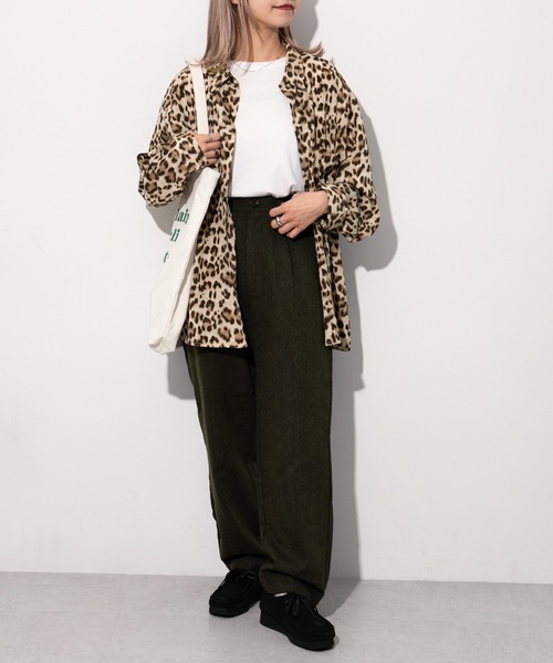 kutir（クティール）の「レギュラーカラー柄シャツ（シャツ/ブラウス・レディース・ベージュ/サックスブルー/イエロー/オレンジ/その他・FREE）」の8枚目の写真