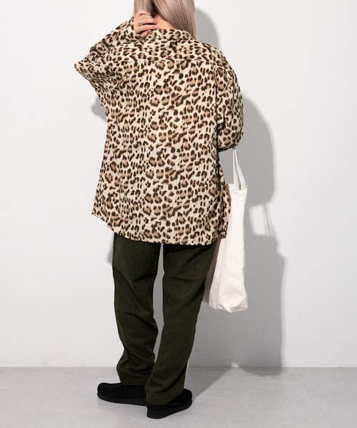 kutir（クティール）の「レギュラーカラー柄シャツ（シャツ/ブラウス・レディース・ベージュ/サックスブルー/イエロー/オレンジ/その他・FREE）」の10枚目の写真