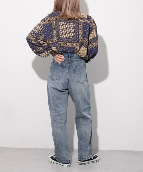 kutir（クティール）の「レギュラーカラー柄シャツ（シャツ/ブラウス・レディース・ベージュ/サックスブルー/イエロー/オレンジ/その他・FREE）」の16枚目の写真